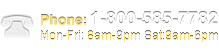 Phone: 1-800-585-7782